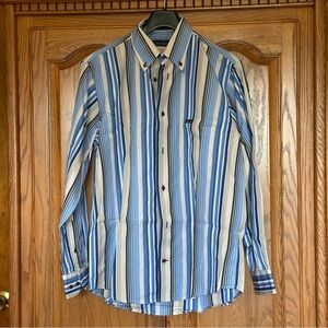 Men's Blue Striped Shirt